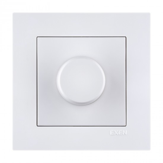 Ndërprerës Dimmer 800W BARDHË  KARELL-EXEN