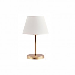 LT02-101 LAMBARIO-CREAM-FABRIC HEAD/METAL BODY/PLASTIC BASE-1XE27-MAX40W-PORTABLE LUMINAIRE 