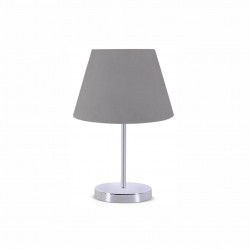 LT02-102 LAMBARIO-GREY-FABRIC HEAD/METAL BODY/PLASTIC BASE-1XE27-MAX40W-PORTABLE LUMINAIRE 